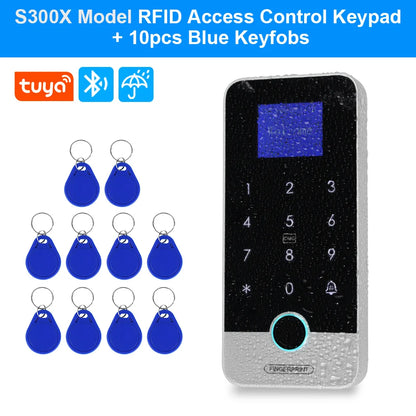 Waterproof Bluetooth Fingerprint Access Control Keypad - Smarsty