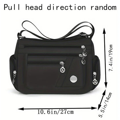 Unisex Nylon Crossbody Bag With Durable Oxford Cloth - Smarsty