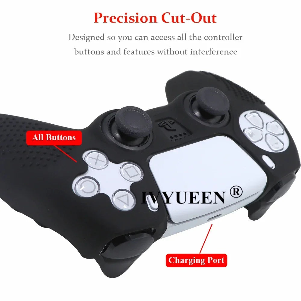Ivyueen Anti Slip Silicone Skin for PS5 Controller - Smarsty