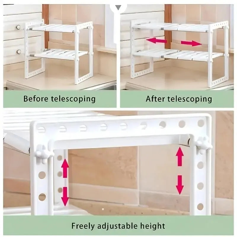 Sink Organizer and Storage for Bathroom and Kitchen - Smarsty