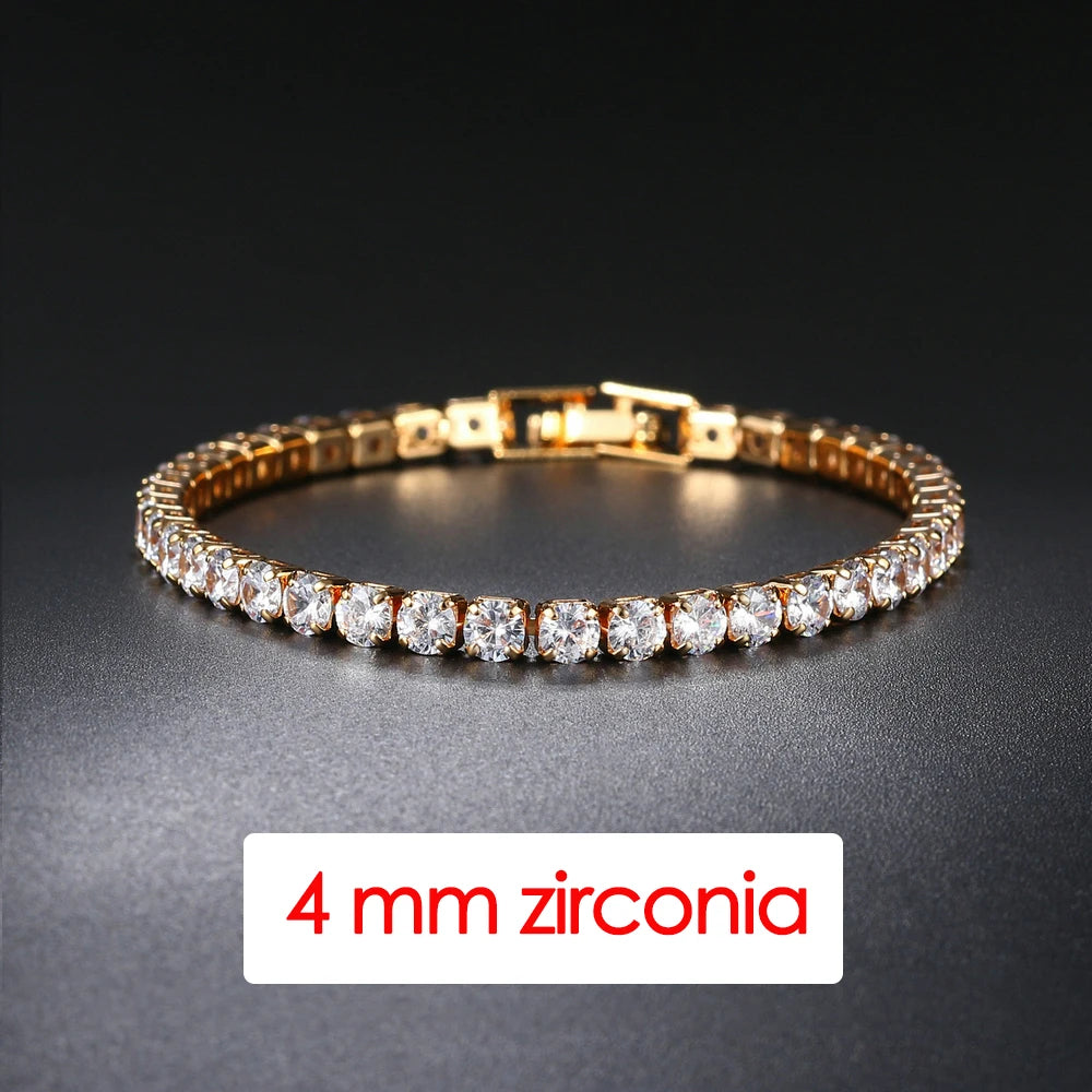 Trendy Women's Tennis Bracelet with AAA+ Cubic Zirconia - Smarsty