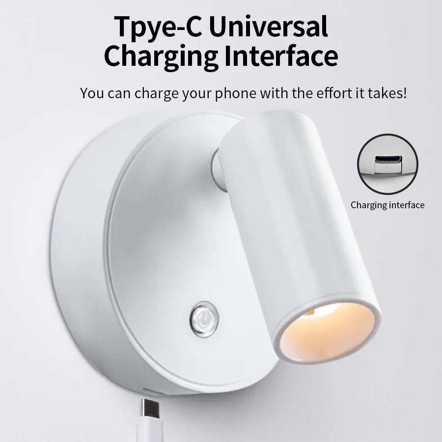 Wireless USB Rechargeable LED Magnetic Wall Light - Smarsty