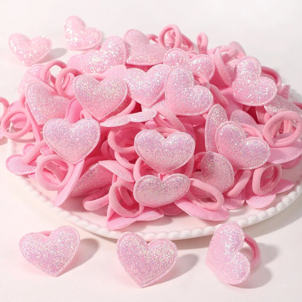 Cute Girls Hair Ties Soft No Harm Ponytail Holders 10Pack - Smarsty