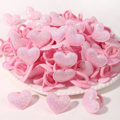 Cute Girls Hair Ties Soft No Harm Ponytail Holders 10Pack - Smarsty