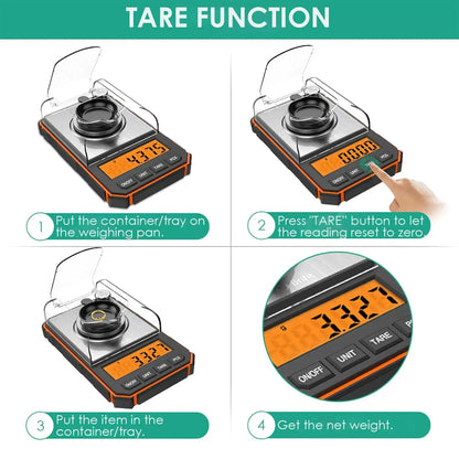Mini Digital Pocket Scale for Jewelry Precision 0.001g Accuracy - Smarsty