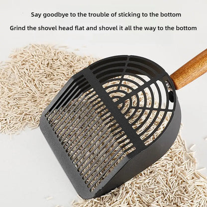 Long Handle Steel Cat Litter Scoop for Easy Cleaning - Smarsty