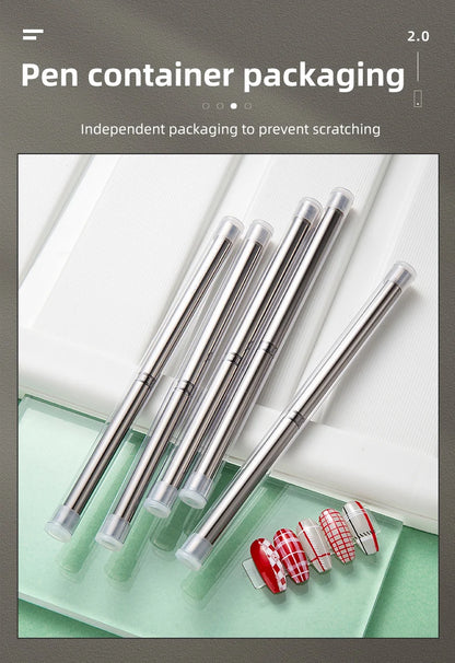 5PCS Nail Art Liner Brushes for Precision Manicure Designs - Smarsty