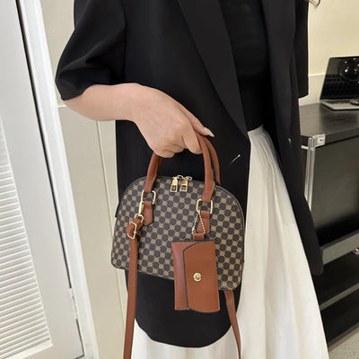 Lux Plaid Crossbody Bag For Women With Compact Mini Purse - Smarsty