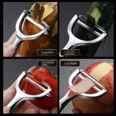 Vegetable Peeler Potato Carrot Peelers Stainless Steel Peeler with Ergonomic Non-Slip Handle & Sharp Blade Kitchen Tools by Smarsty