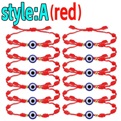 Lucky Red Rope Evil Eye Bracelet for Protection - Smarsty