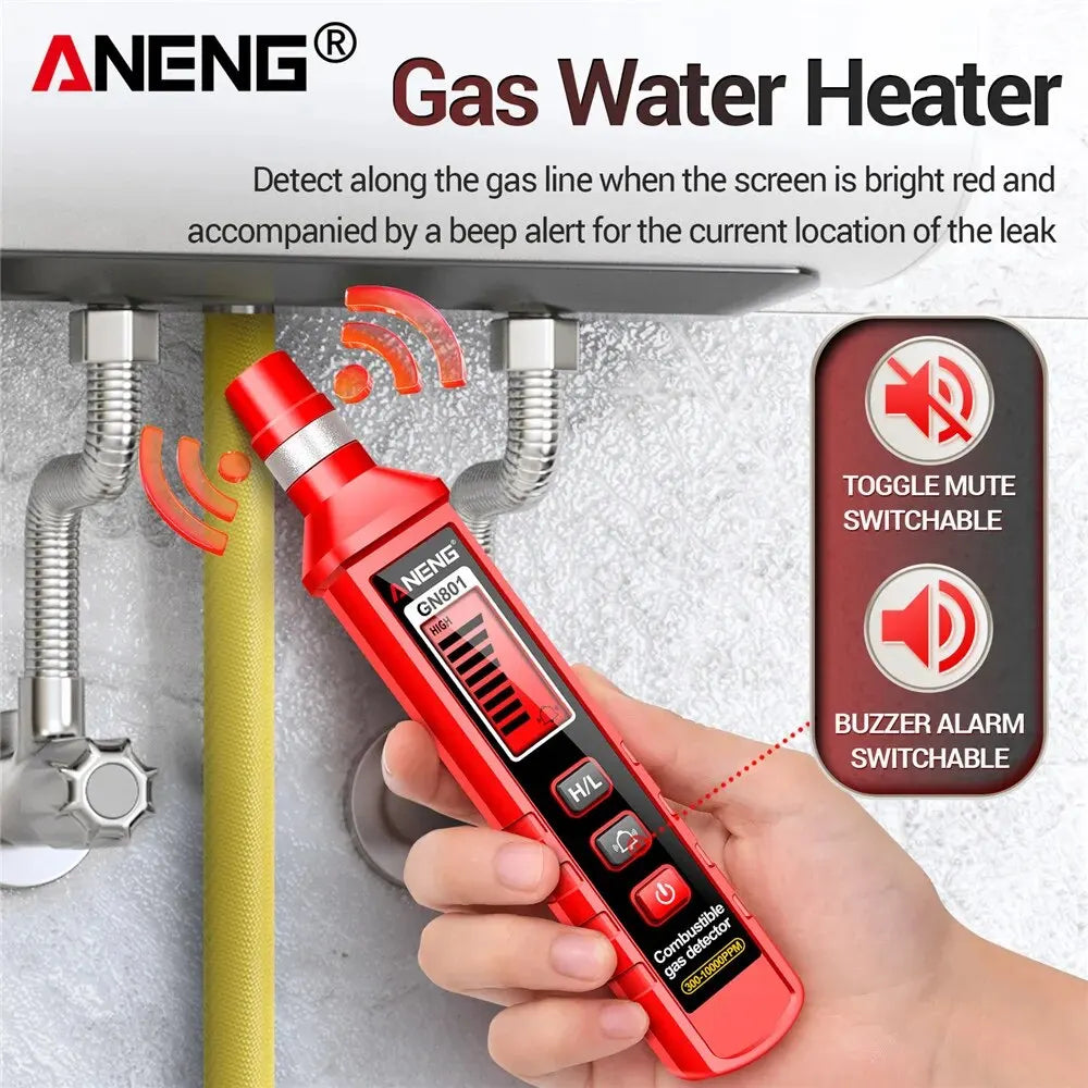 ANENG GN801 Gas Leak Detector with LCD Display - Smarsty