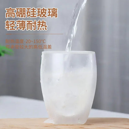Heat Resistant Double Wall Glass Cup for Coffee and Beer - Smarsty
