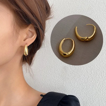 Vintage Metal Drop Earrings for Women - Classic Party Jewelry - Smarsty