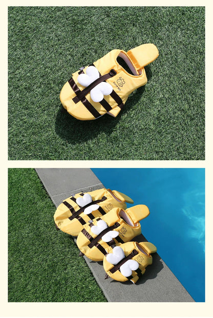 Summer Waterproof Dog Swimsuit Life Jacket for Safety - Smarsty