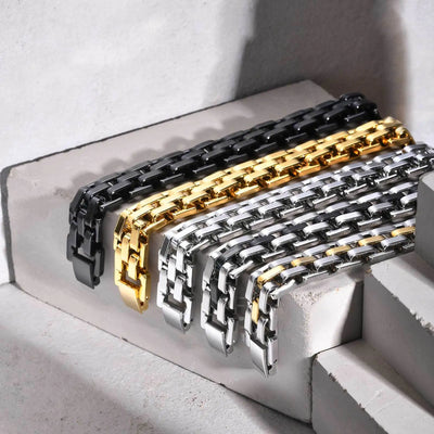 Vnox Stainless Steel Chain Bracelet for Men Gift - Smarsty