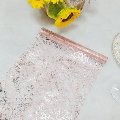 Gold Metallic Glitter Table Runner for Elegant Decor - Smarsty