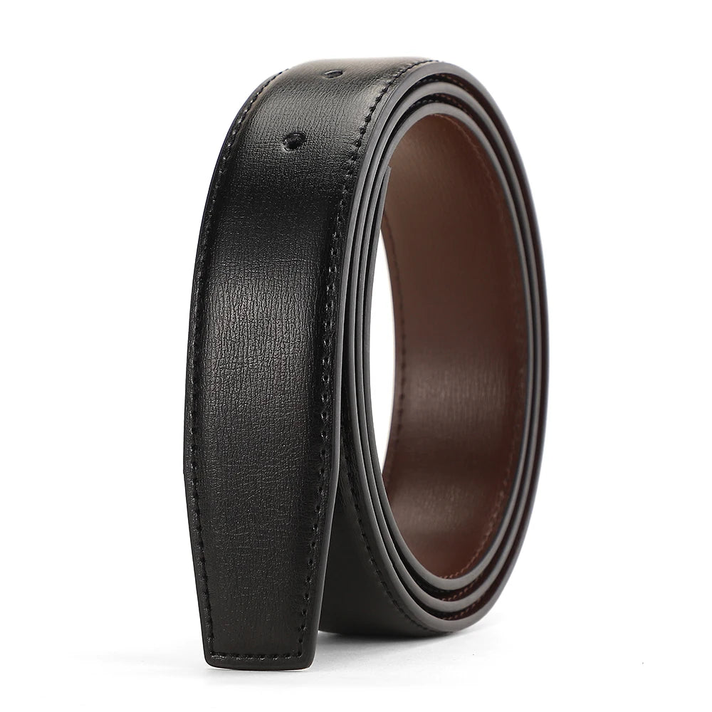 Men's Leather Cowskin Belt High Quality Fashion Waist Strap - Smarsty