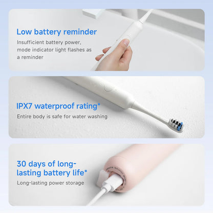 DOCO Sonic Electric Toothbrush With Smart Whitening Features - Smarsty