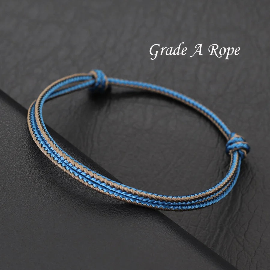 Grade A Weaven String Bracelet For Men Casual Outdoor Use - Smarsty