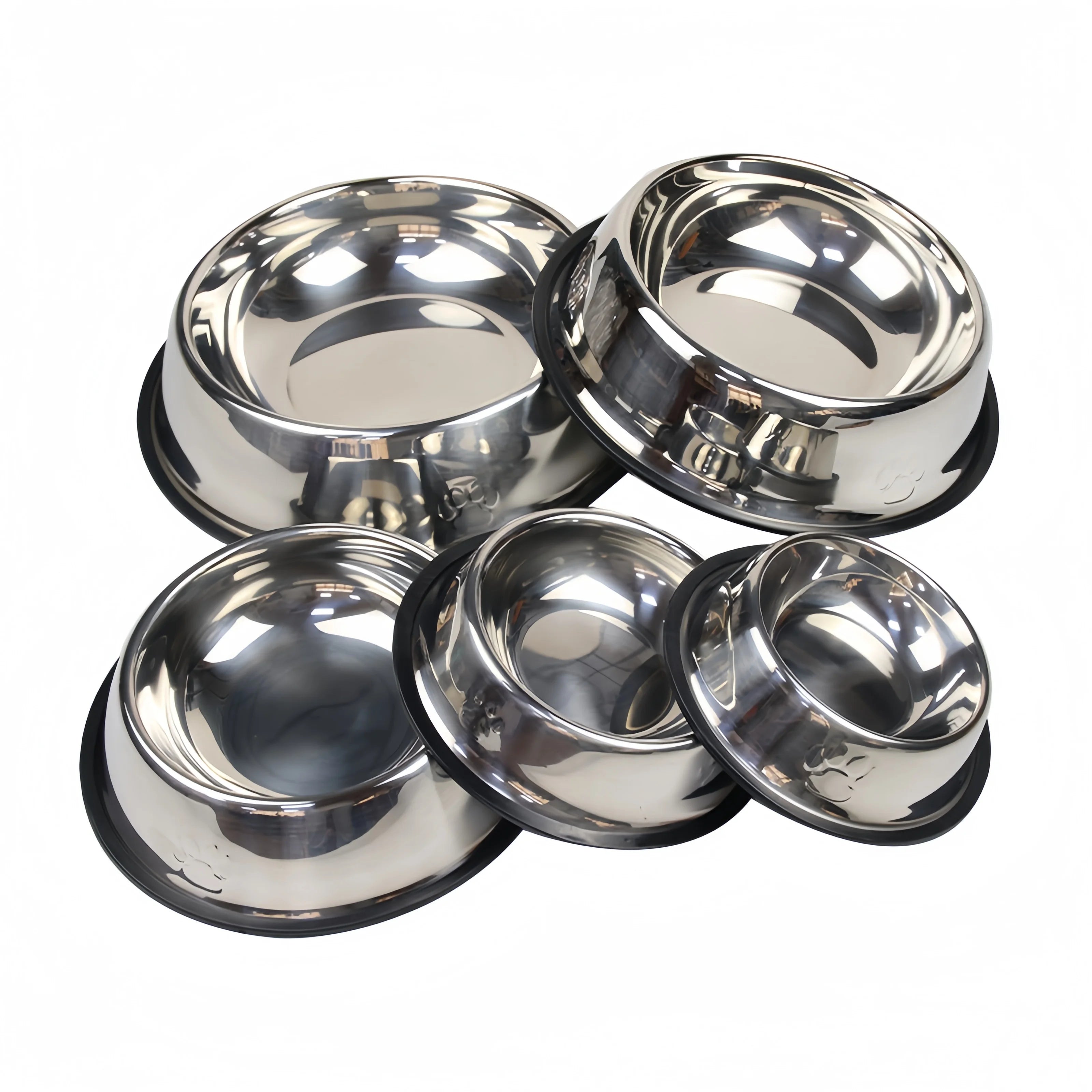Durable Stainless Steel Pet Feeding Bowl Easy To Clean - Smarsty