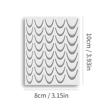 Self-Adhesive French Lines Nail Stickers for Easy Manicure - Smarsty