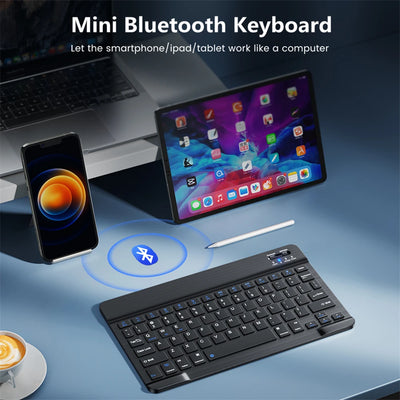 Compact Bluetooth Wireless Keyboard And Mouse For Tablet - Smarsty