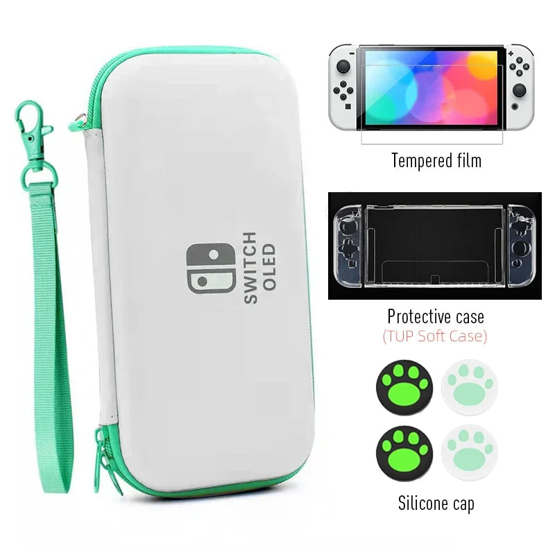 Data Frog Nintendo Switch OLED Carry Case and Screen Protector - Smarsty