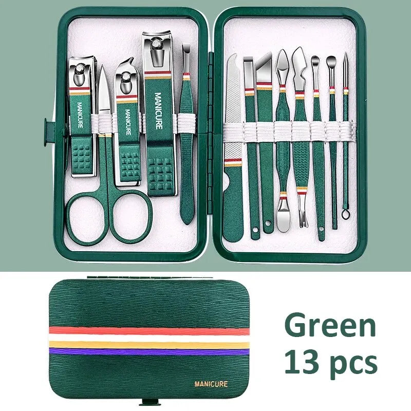 Ouriner Portable Manicure Set with Sharp Nail Clippers - Smarsty