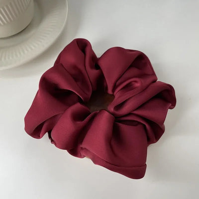 Satin Scrunchies Hair Accessories Gentle Soft Hold Premium - Smarsty