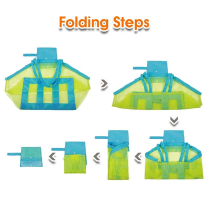 Kids Beach Bag With Anti Sand Net For Storage Solution - Smarsty