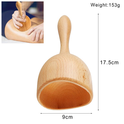 Wooden Lymphatic Drainage Massage Tools for Body Shaping - Smarsty