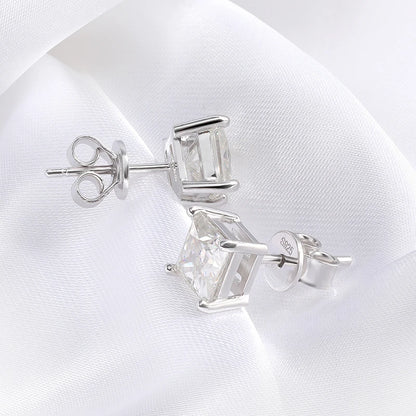 Moissanite Stud Earrings 0.4-5CT VVS Sterling Silver - Smarsty