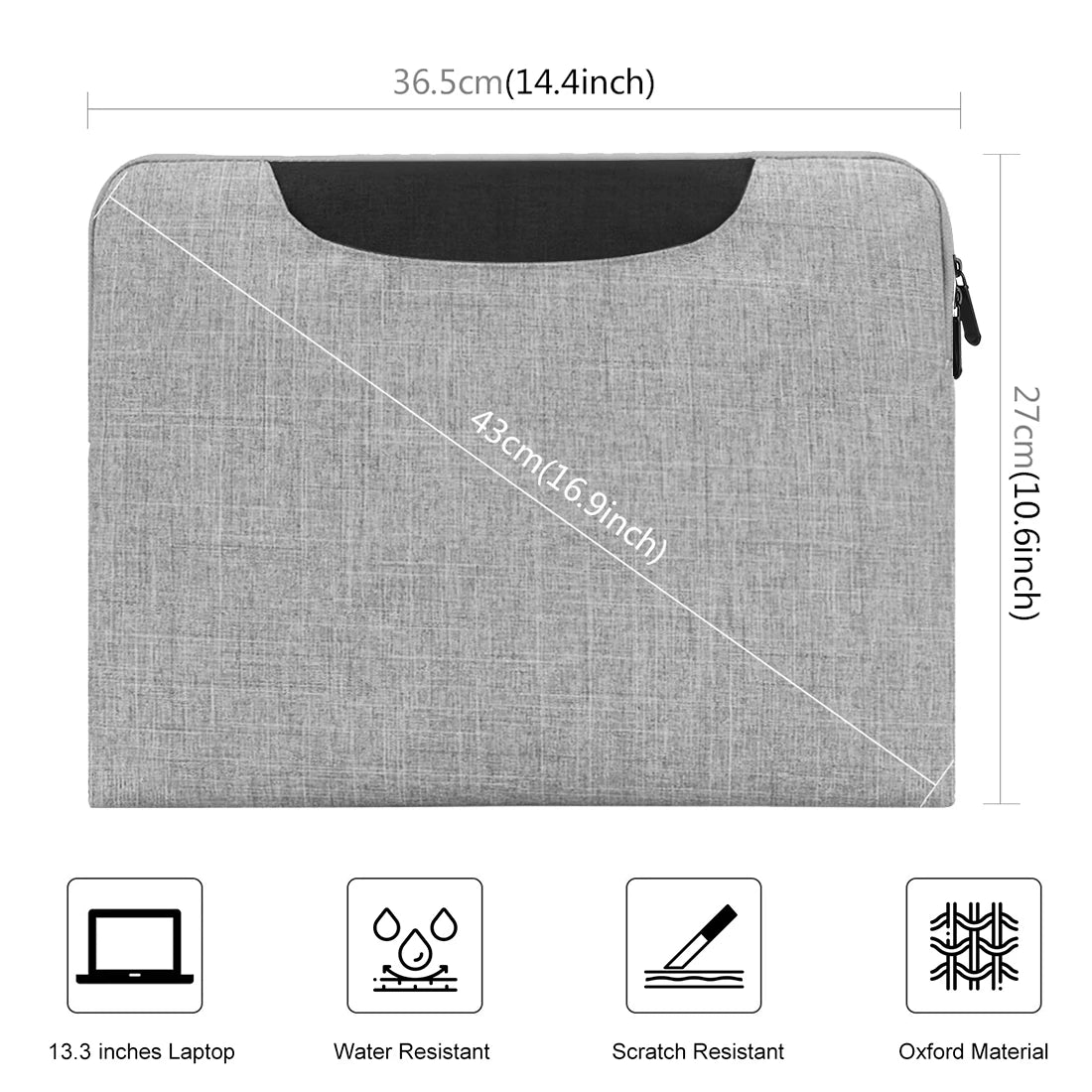 Crossbody Laptop Bag 13 To 16 Inch Durable Nylon Case
