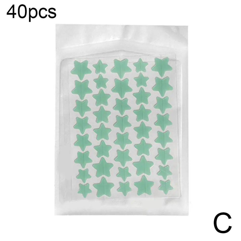 Colorful Star Heart Shaped Acne Pimple Patches - Smarsty