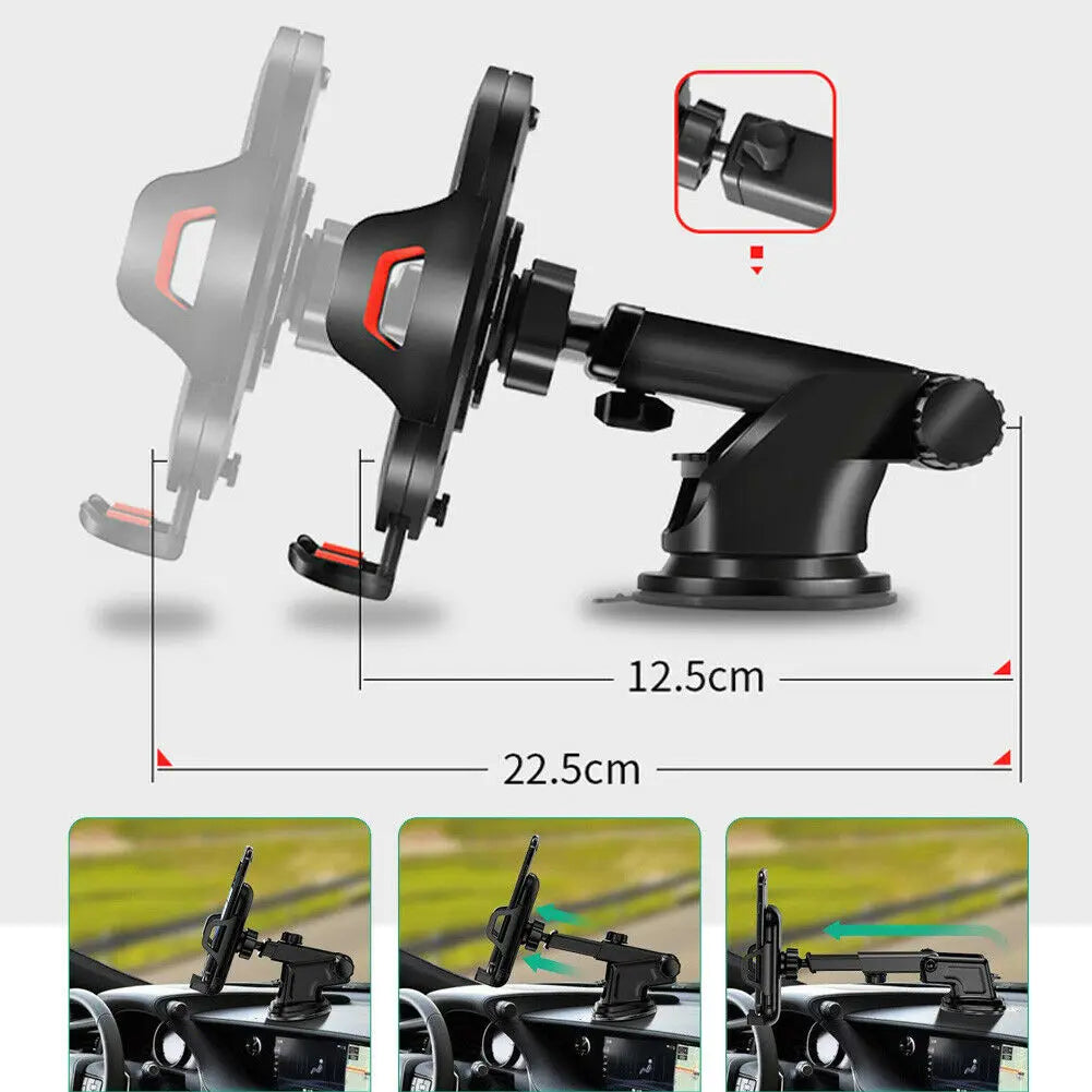 Universal Car Phone Holder 360 Degree Rotation Mount - Smarsty