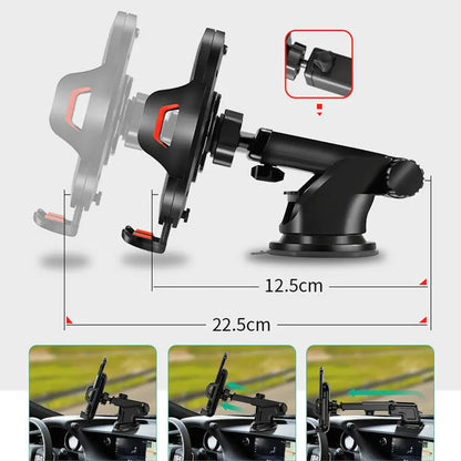 Universal Car Phone Holder 360 Degree Rotation Mount - Smarsty
