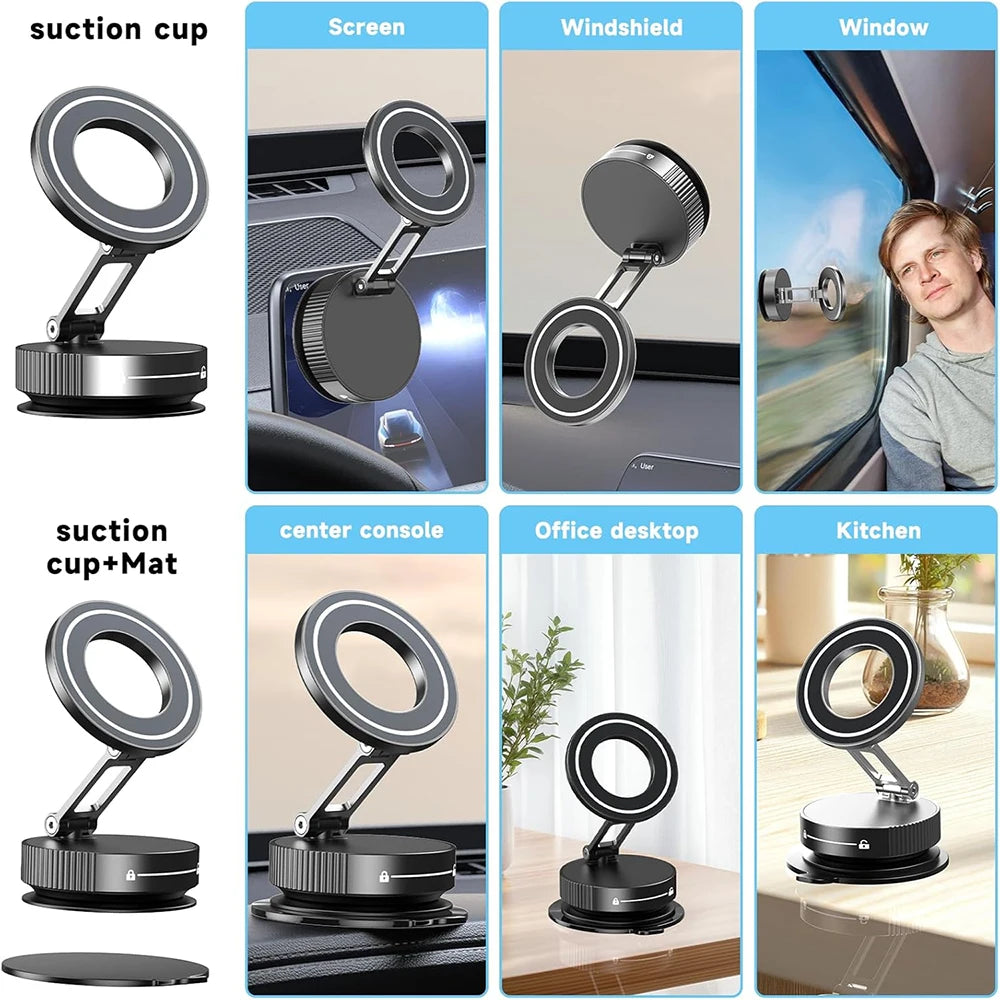 Upgraded Magnetic Car Phone Holder With 360 Rotation - Smarsty