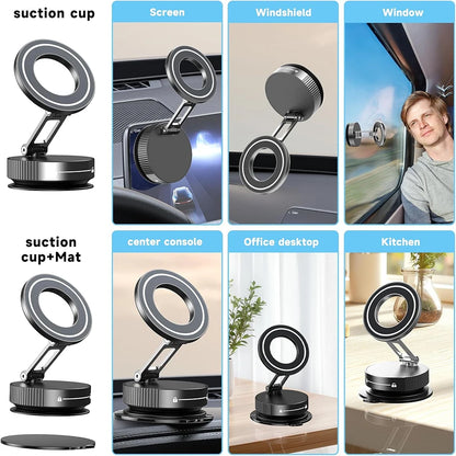 Upgraded Magnetic Car Phone Holder With 360 Rotation - Smarsty