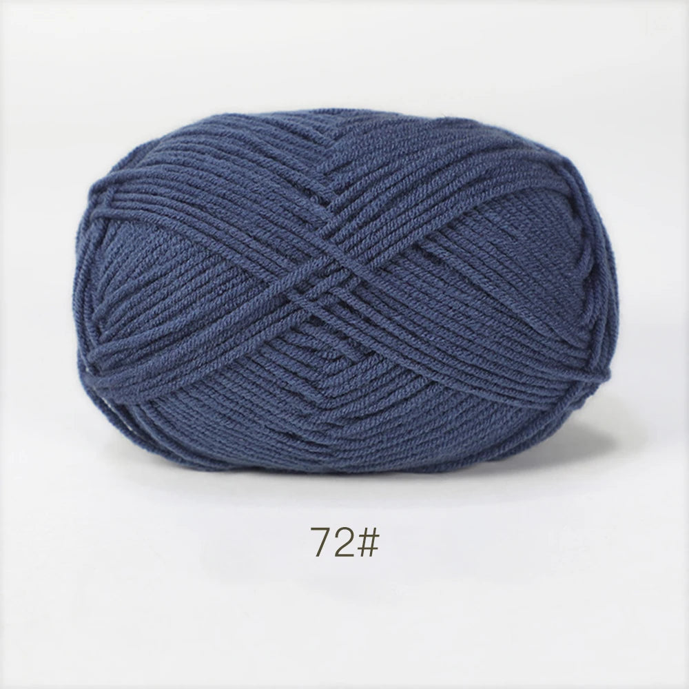 Soft Milk Cotton Yarn for Hand Knitting Projects - Smarsty