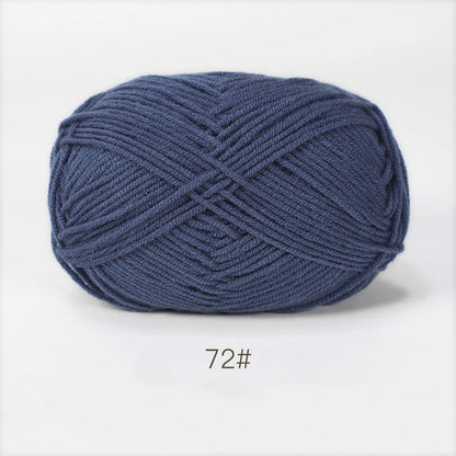 Soft Milk Cotton Yarn for Hand Knitting Projects - Smarsty