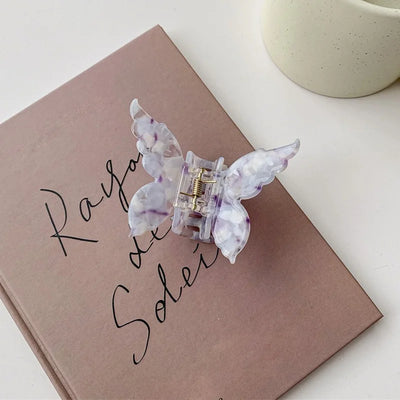 French Retro Butterfly Hair Clips for Trendy Girls - Smarsty