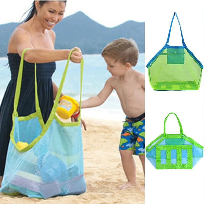 Portable Mesh Beach Tote For Kids Bath Toy Storage Bag - Smarsty