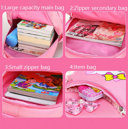 Cute Cat Printed Kids Backpack Waterproof School Bag - Smarsty