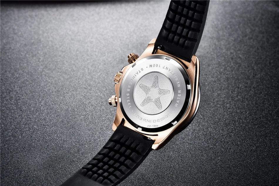 PAGANI DESIGN Men's Waterproof Chronograph Quartz Watch - Smarsty