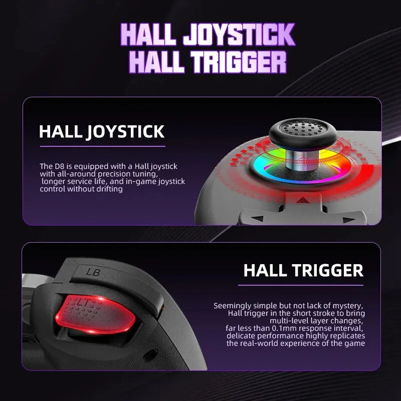 VILCORN D8 RGB Gamepad Controller for PC and Console - Smarsty