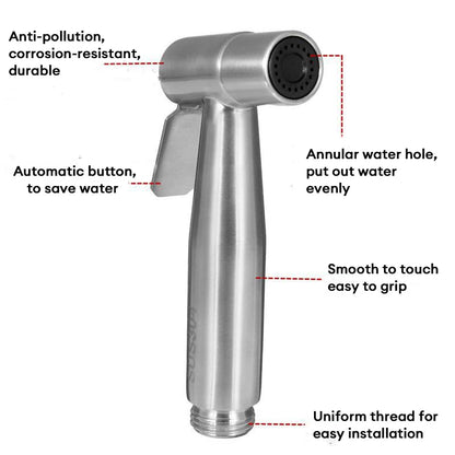 Baokemo Stainless Steel Portable Toilet Spray Gun - Smarsty