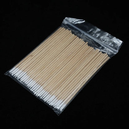 300 Pcs Wooden Cotton Swabs for Nail Polish Removal - Smarsty