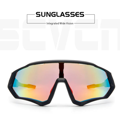 SCVCN  UV400 Sport Cycling Glasses Road Sunglasses Bicycle Eyewear Mountain Bike MTB Cycl Goggles running glasses