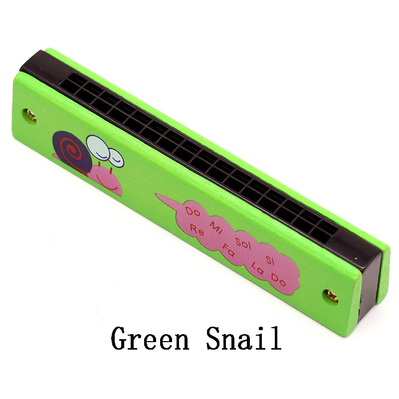Children Wooden Harmonica Musical Instrument Toys Music Teaching Aids Puzzle Early Education Kindergarten Beginners TMZ - Smarsty