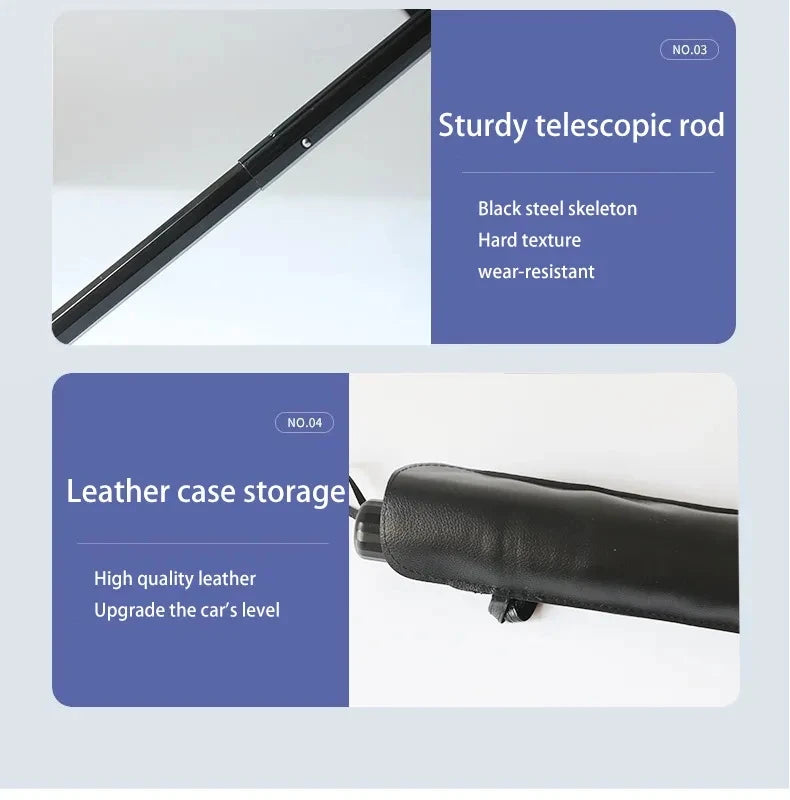 Car Sunshade Umbrella Windshield Folding Front Parasol Umbrella Type Sun Shade for Car Window Summer Sun Protection Accessories - Smarsty